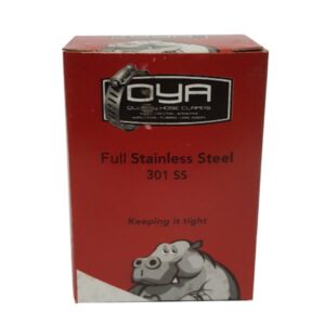 oya full stainless steel clamp with 301 ss band